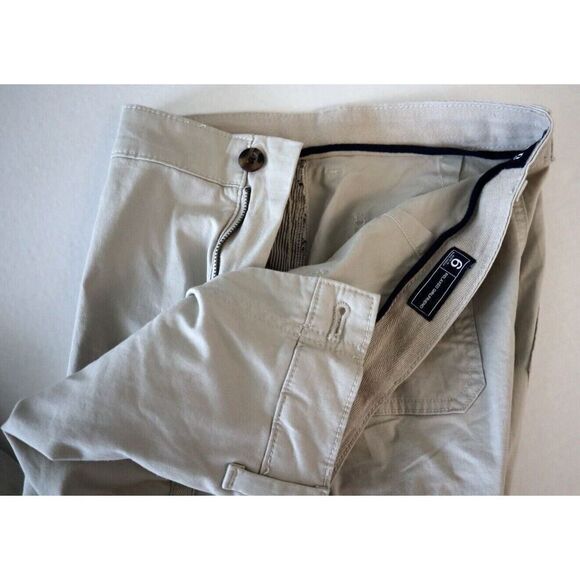 GAP Women's Sz 6 Tan Stretch Twill Relaxed Girlfriend Khaki Pants with Washwell - Picture 5 of 9